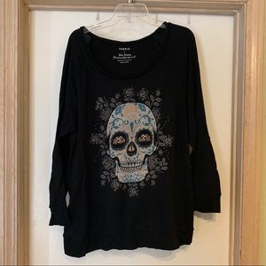 torrid sugar skull hoodie